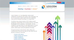 Desktop Screenshot of lexicon-systems.com