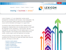 Tablet Screenshot of lexicon-systems.com